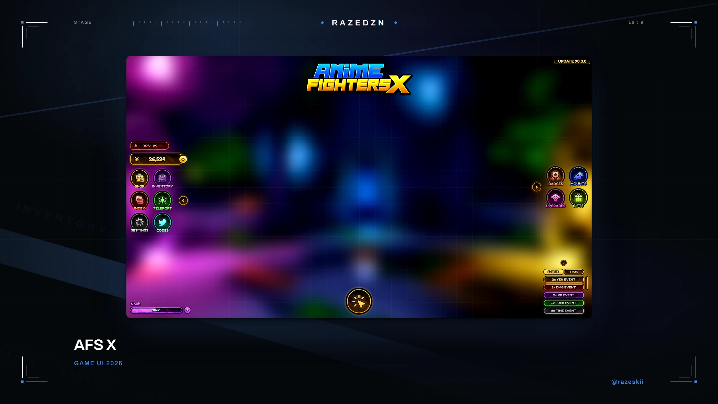 AFS X — interface