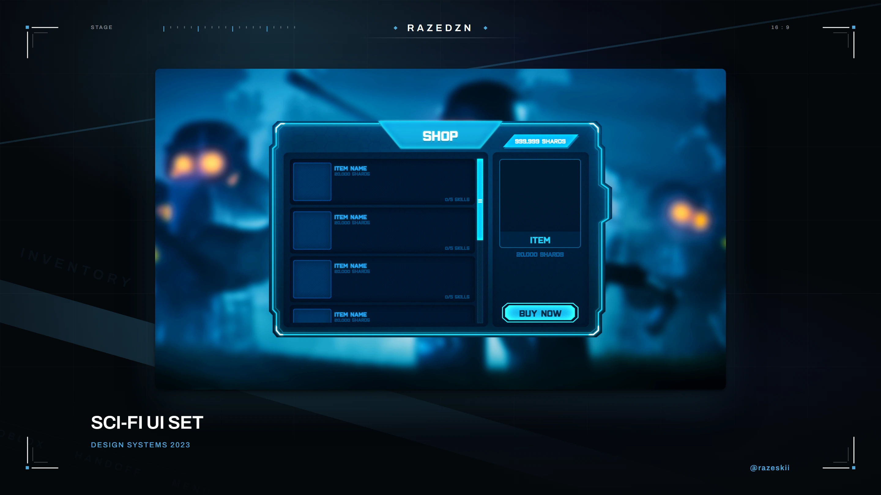 Sci-Fi UI Set — interface